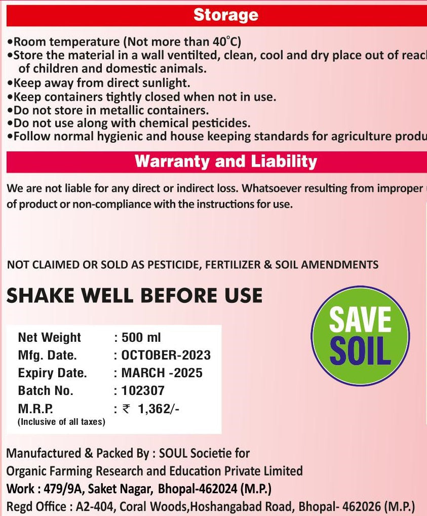 Nano Energy - SOUL SOCIETY FOR ORGANIC FARMING