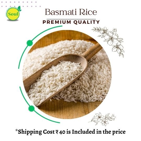 CSR 30 Basmati Rice - Premium, Aromatic Long Grain by Roop Singh - SOUL SOCIETY FOR ORGANIC FARMING