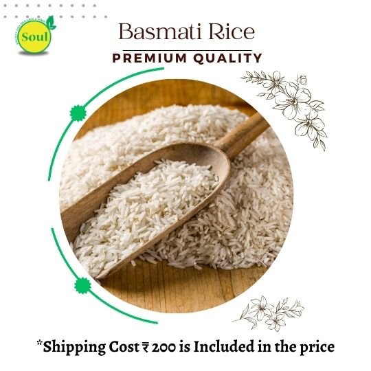 CSR 30 Basmati Rice - Premium, Aromatic Long Grain by Roop Singh - SOUL SOCIETY FOR ORGANIC FARMING