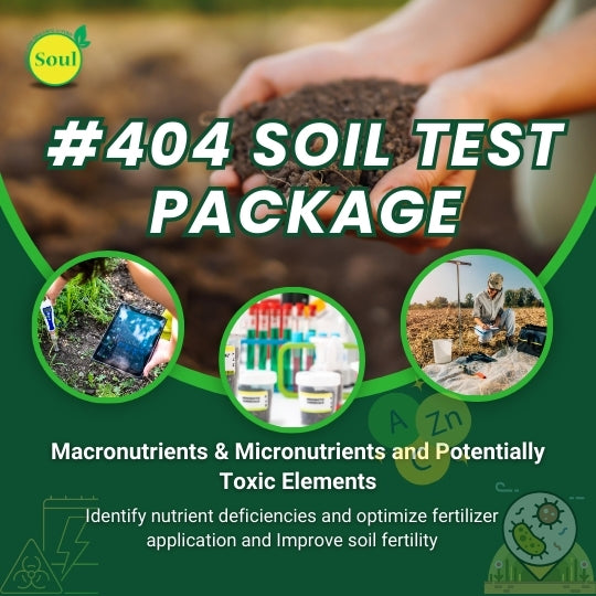 #404 Soil Test Package - Macronutrients, Micronutrients, and Potentially Toxic Elements