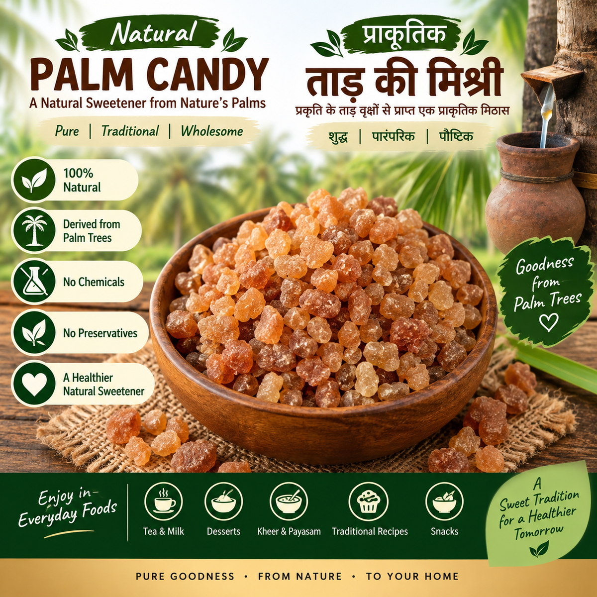 Palm Candy – Natural Sweetness from Palm Trees