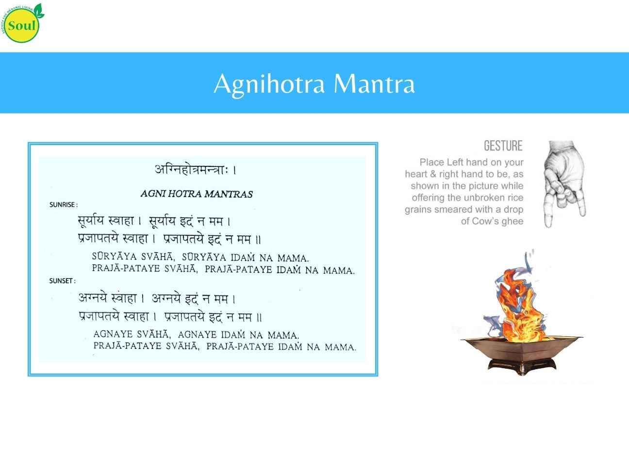 Agnihotra Kit | अग्निहोत्र किट - SOUL SOCIETY FOR ORGANIC FARMING