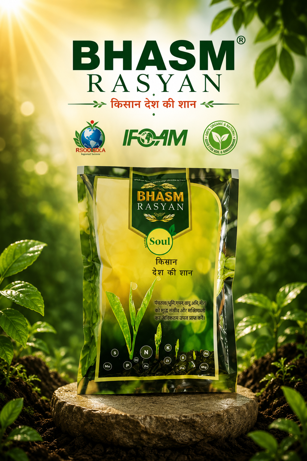 Organic Minerals | Bhasma Rasayan Readymade | Natural source of Zinc, Iron, Copper, Manganese, Magnesium, Boron, Sulphur