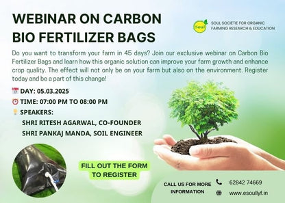 Carbon Bio Fertilizer Bag - SOUL SOCIETY FOR ORGANIC FARMING