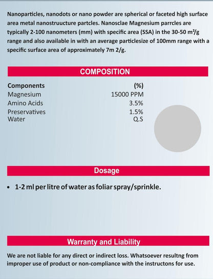 Nano Particle Magnesium - SOUL SOCIETY FOR ORGANIC FARMING