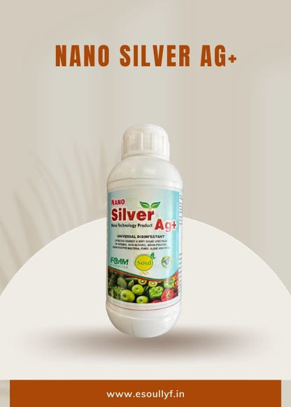 Nano Silver AG+ | Control for Bacterial and Viral Diseases (Blight, Leaf Curl, CMV) & Fungal Infections (Phytophthora, Fusarium, Root Rot) - SOUL SOCIETY FOR ORGANIC FARMING