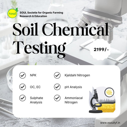 Soil Chemical Test - SOUL SOCIETY FOR ORGANIC FARMING