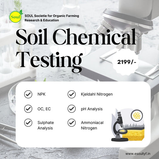 Soil Chemical Test - SOUL SOCIETY FOR ORGANIC FARMING
