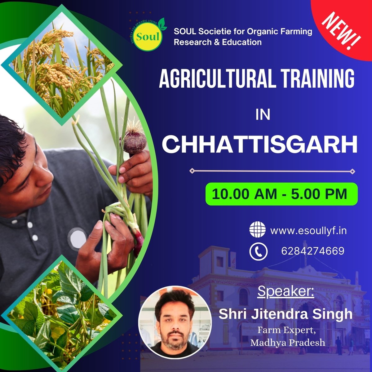 SOUL Organic Farming Training – Durg, Chhattisgarh - SOUL SOCIETY FOR ORGANIC FARMING